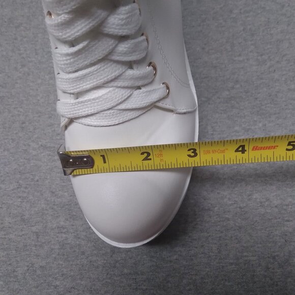white platform chunk heel boots size 37 - Picture 14 of 15